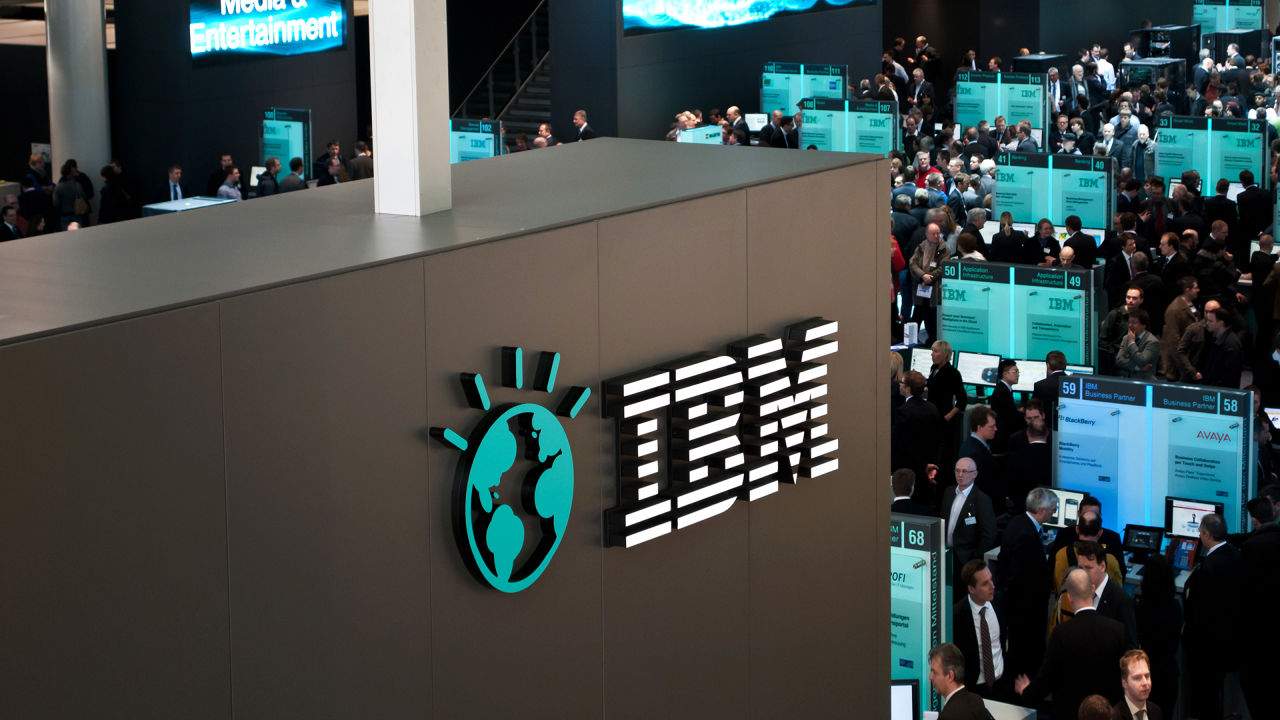 Image of IBM logo. 
