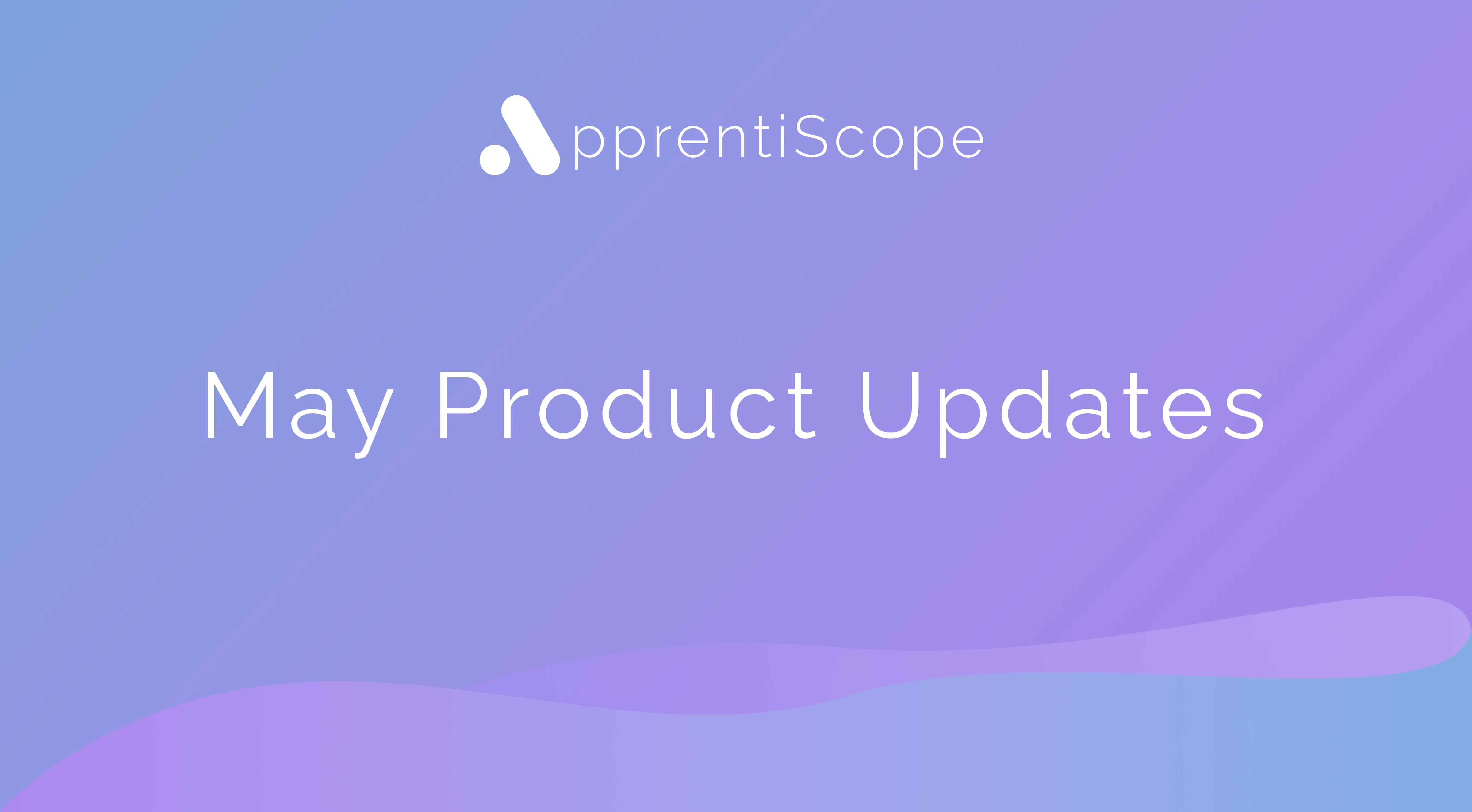 Post background for product updates. 