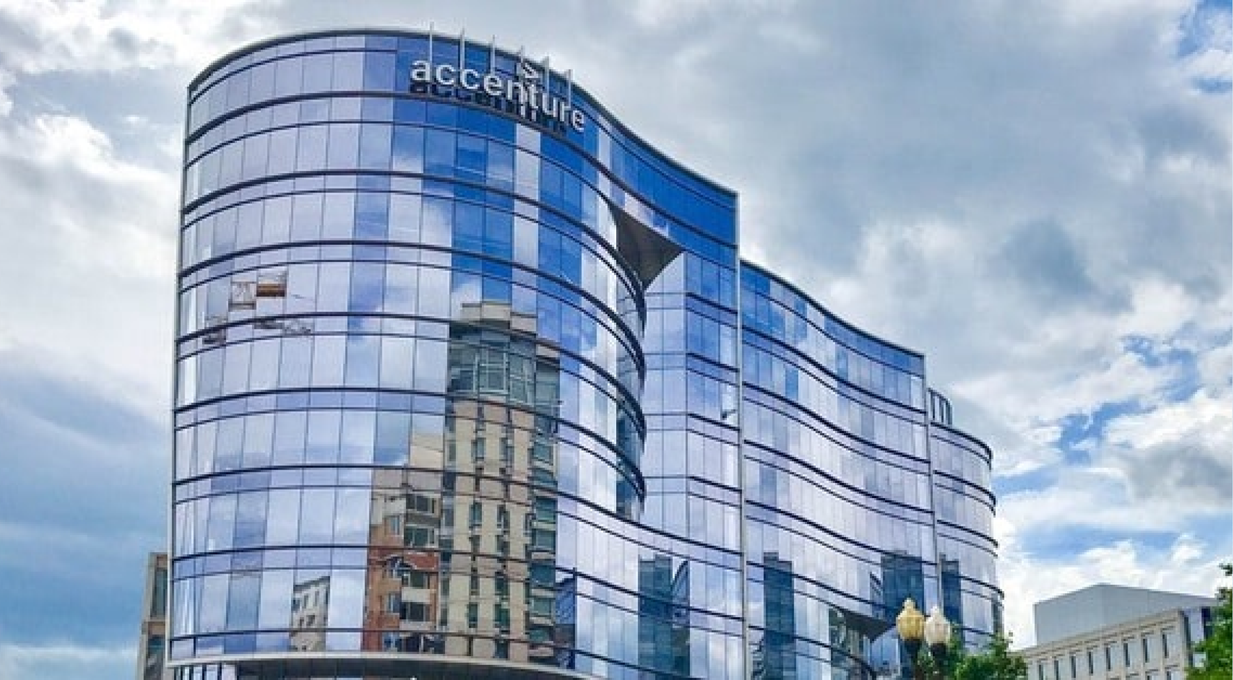Image of Accenture headquarters building. 