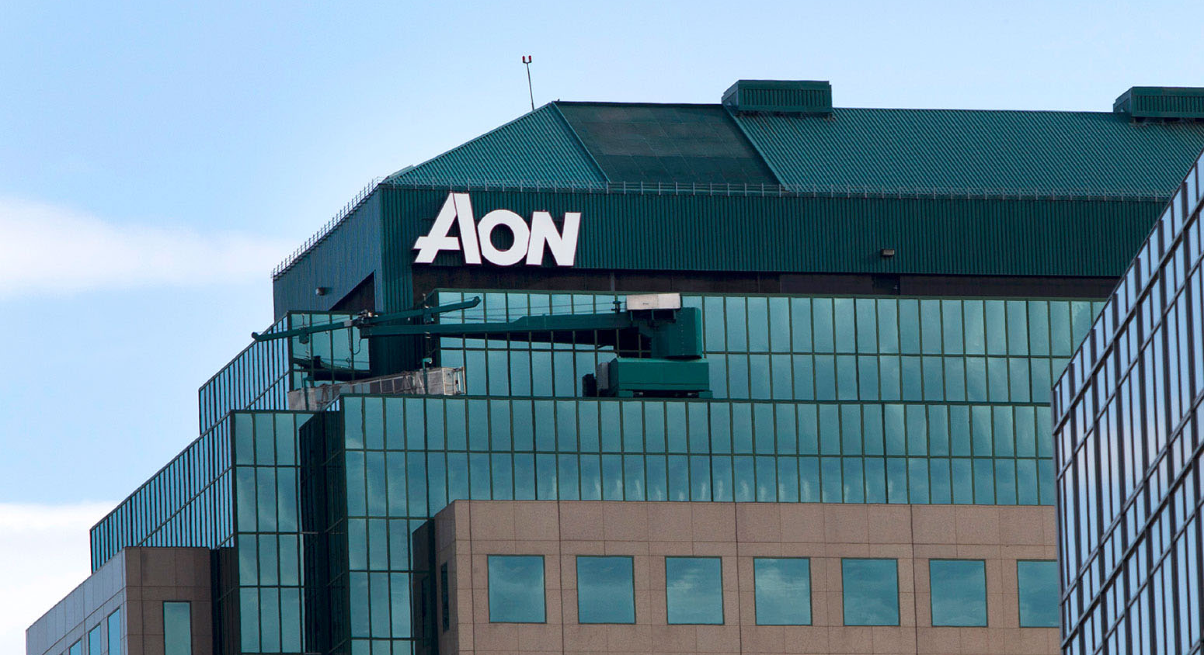Image of Aon headquarters building. 