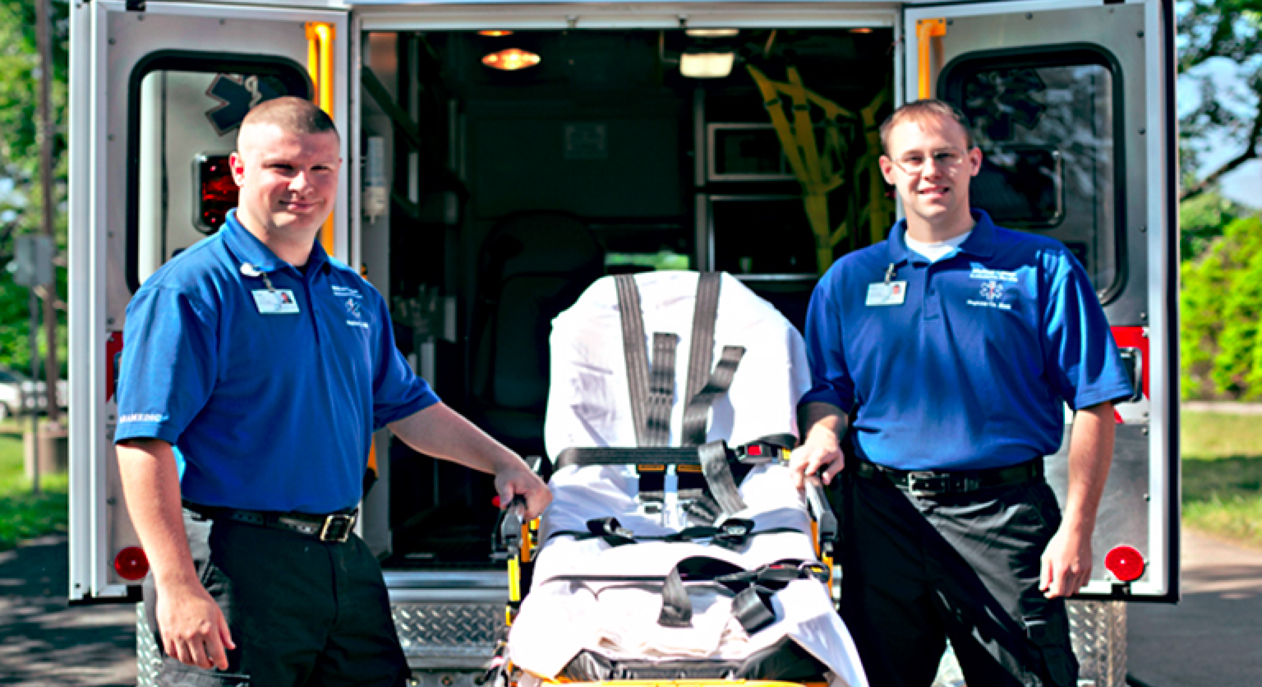 Image of emergency medical workers. 