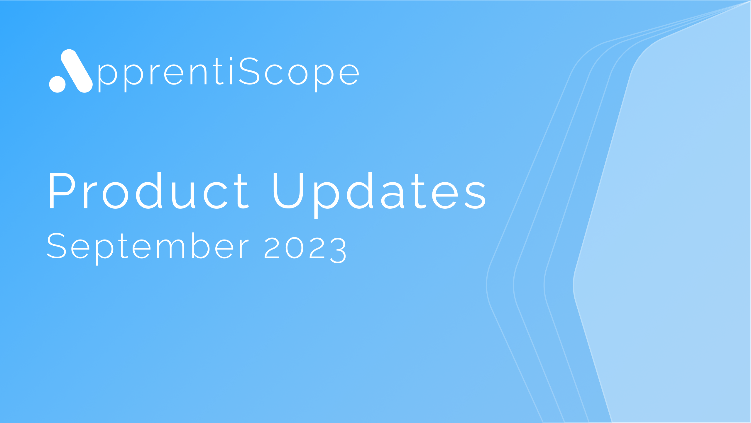 September Product Updates