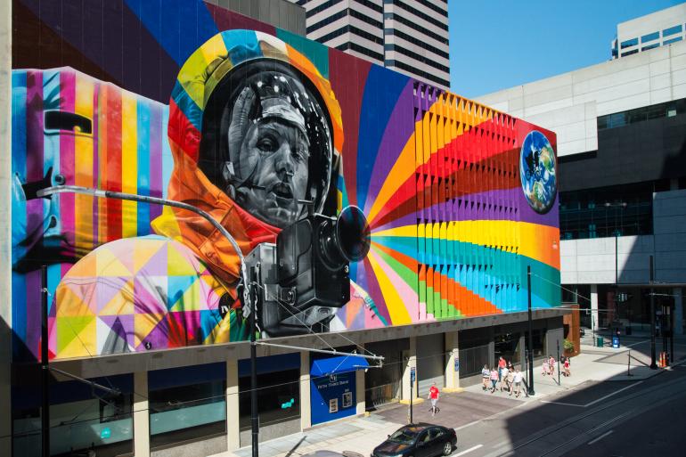 Image of mural completed by ArtWorks in Cincinnati.